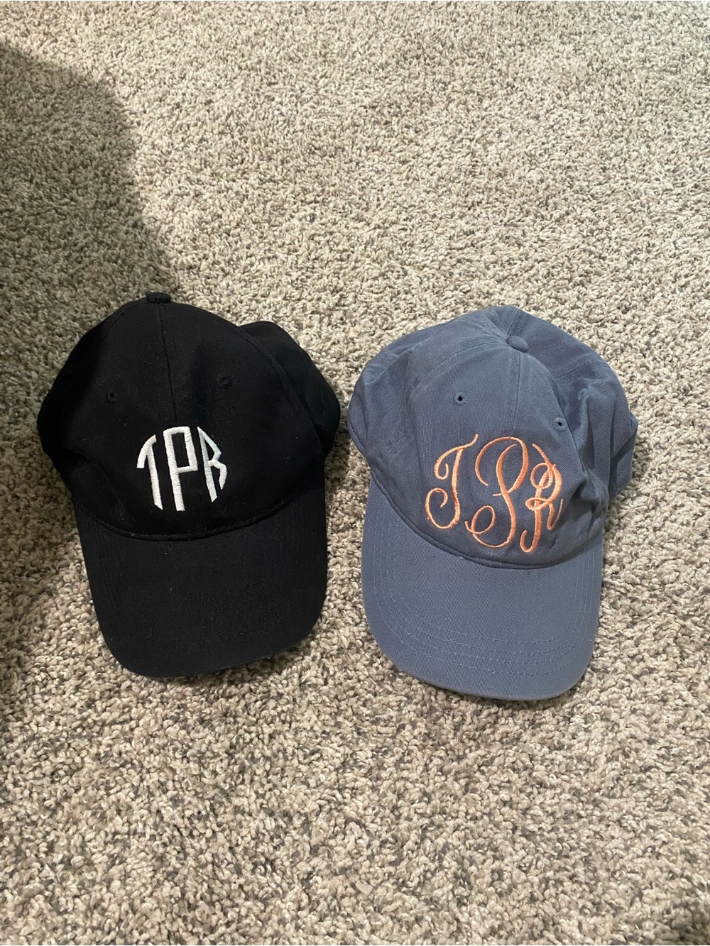 Monogrammed Caps
